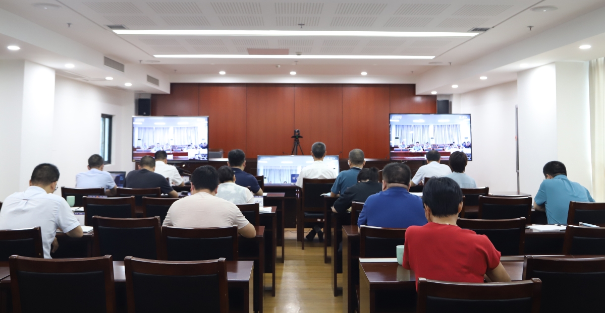 市局召开全市系统人才科技工作视频会议
